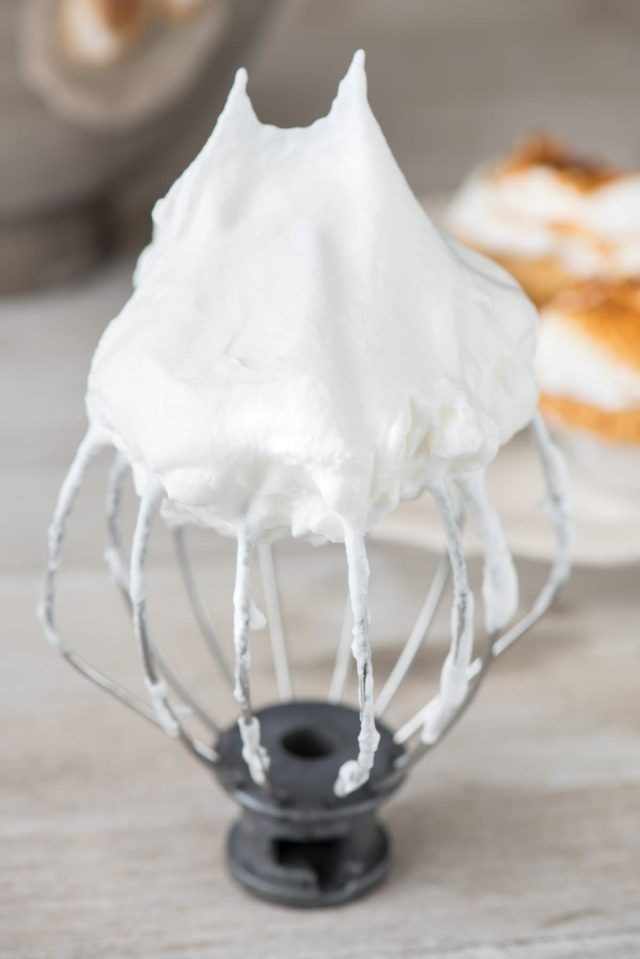 Healthy Meringue Frosting - with no refined sugar