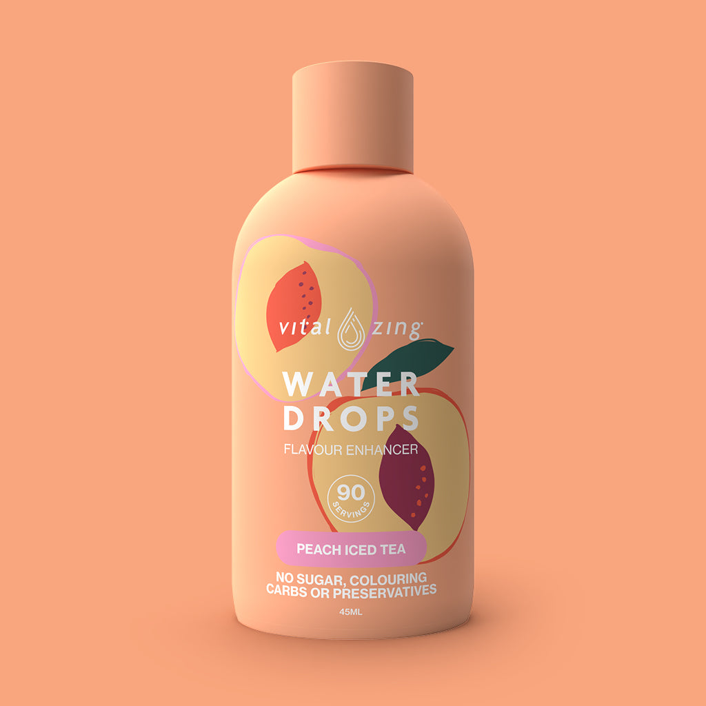 Peach Iced Tea Water Drops