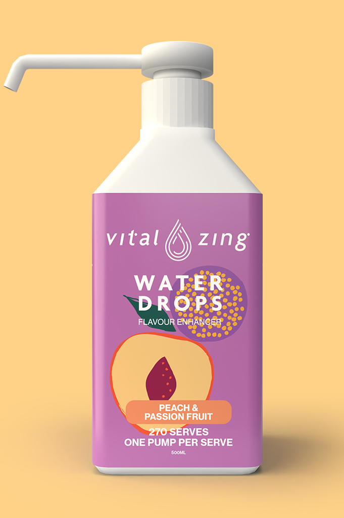 Peach Passionfruit Water Drops 500ml Pump Dispenser