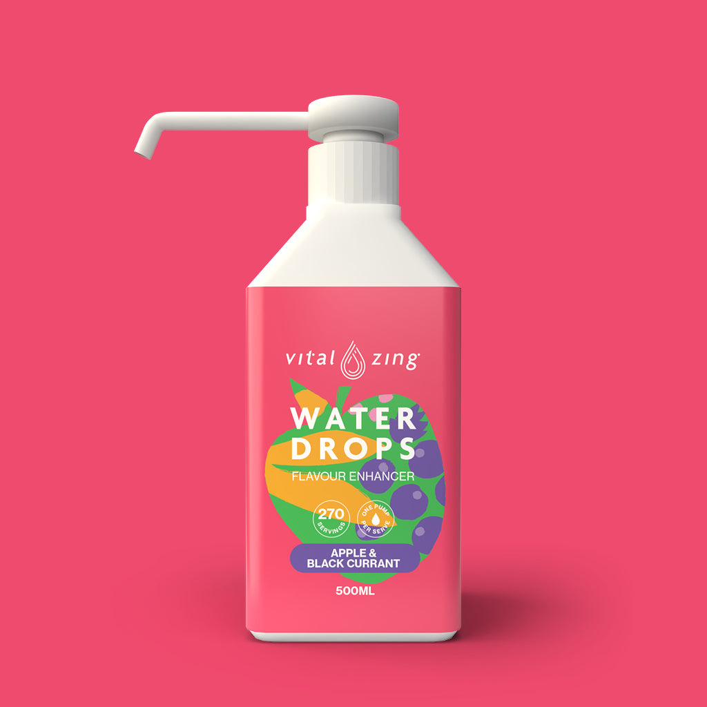Apple Blackcurrant Water Drops 500ml Pump
