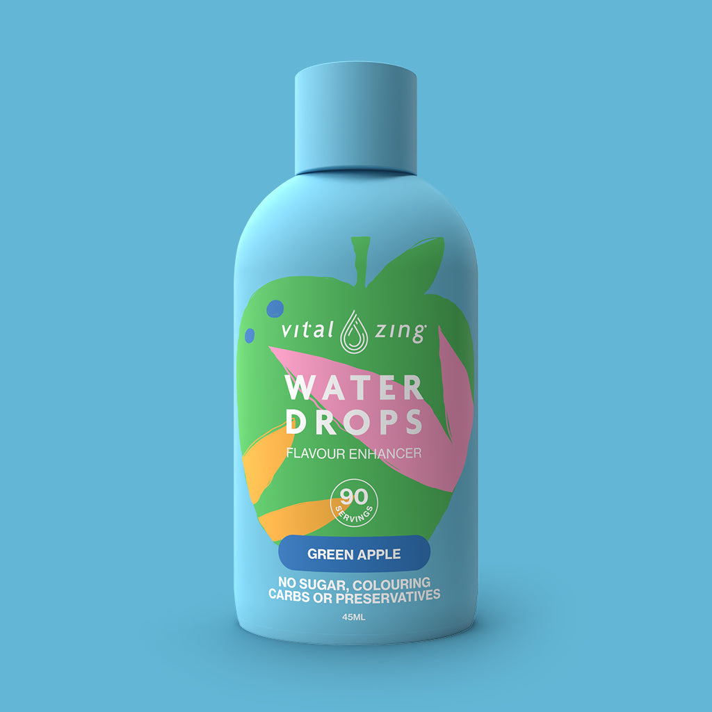 Vital Zing Green Apple Flavour Water Drops - 90 Serves