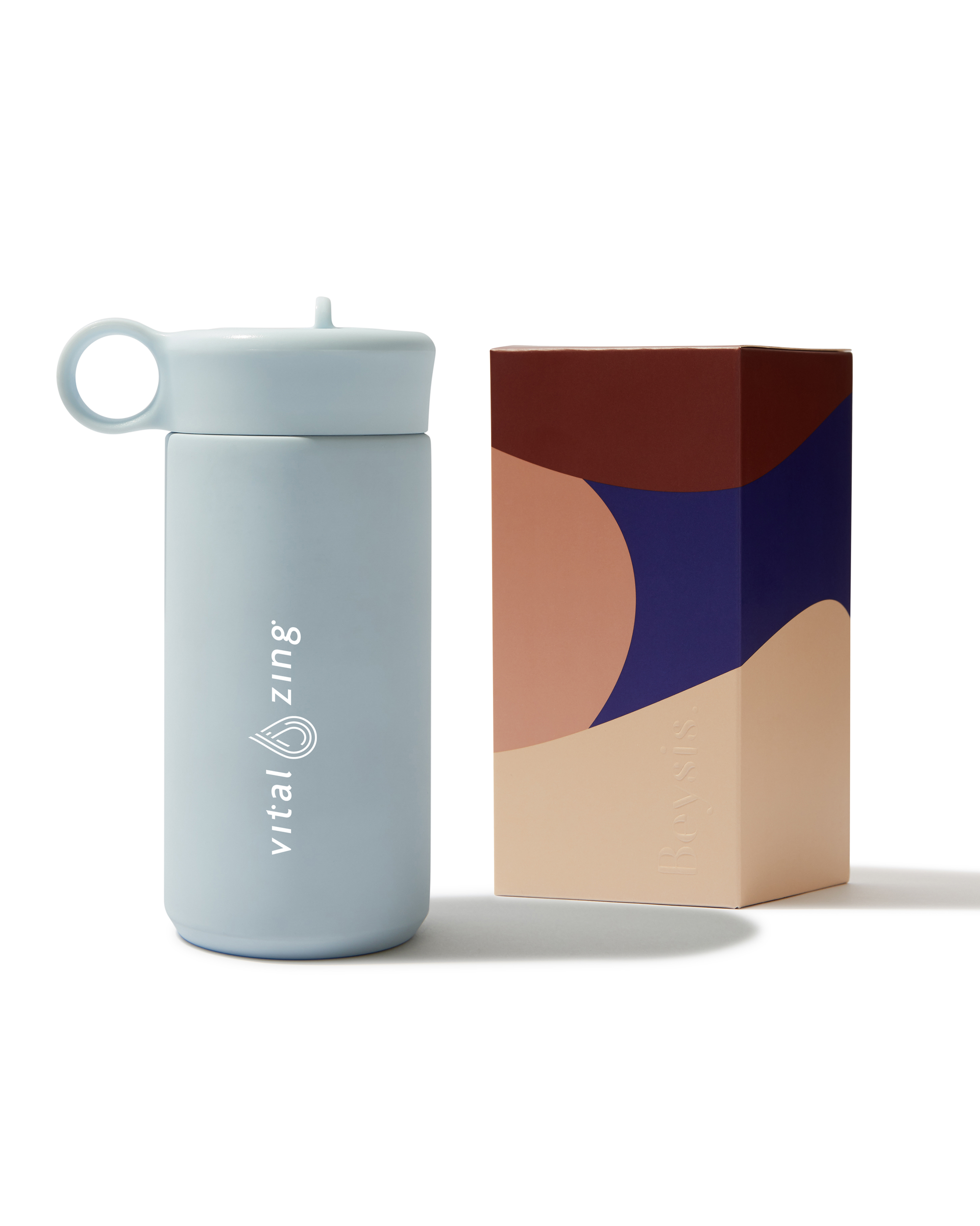 Kids 300ml Water Bottle - Powder Blue