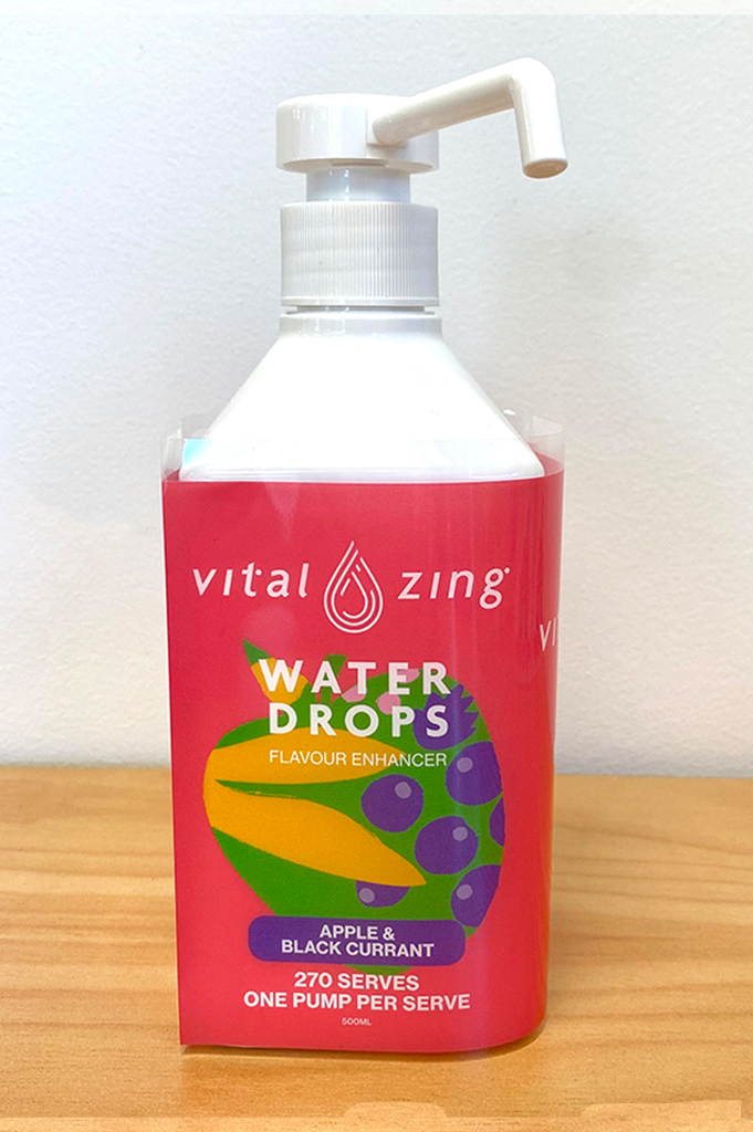 Apple Blackcurrant Water Drops 500ml Pump
