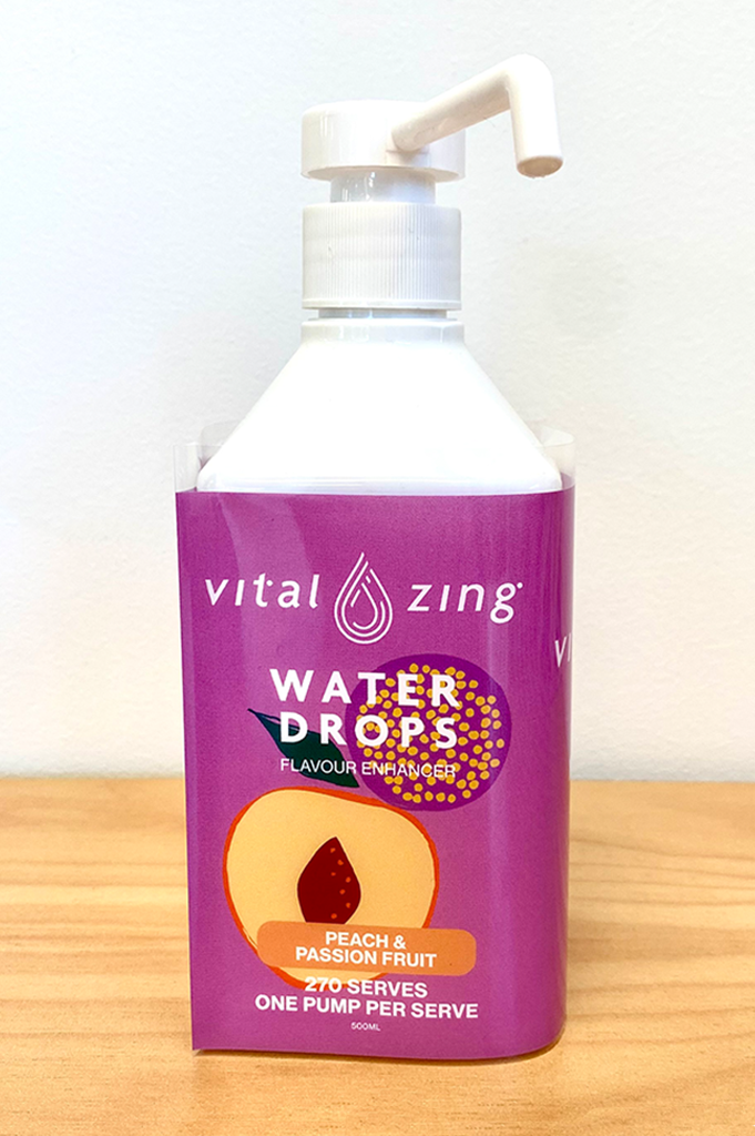 Peach Passionfruit Water Drops 500ml Pump
